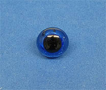 Glasauge 12mm blau